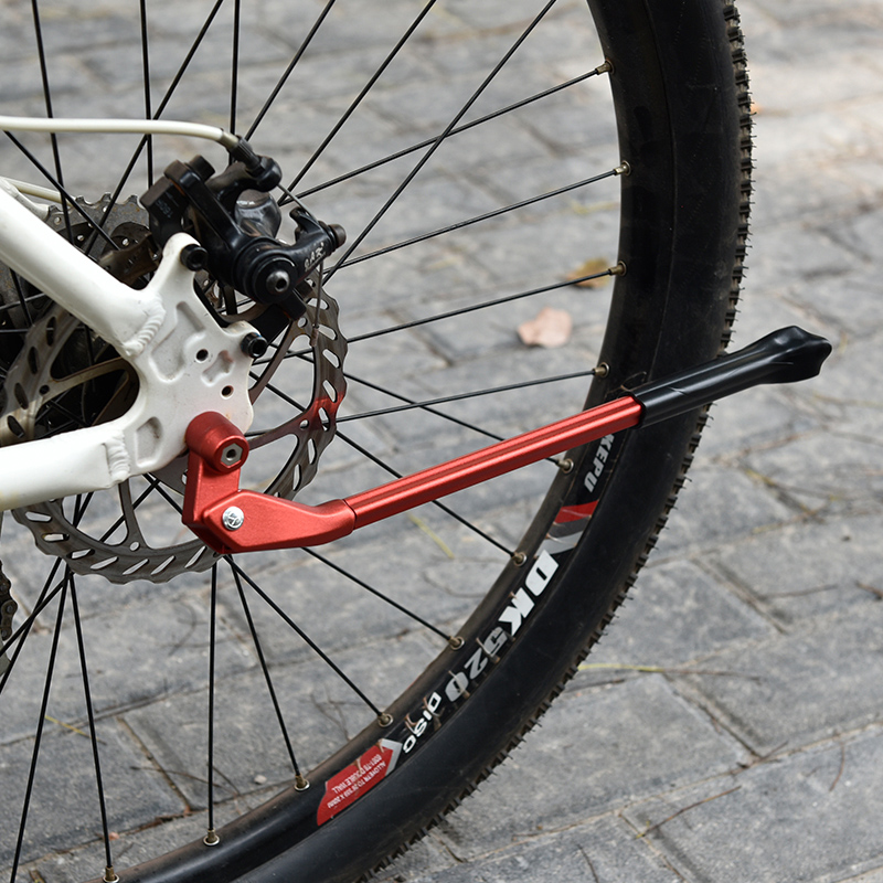 自行车脚撑山地车停车架支撑脚支架快拆轴脚架侧梯子车撑单车配件