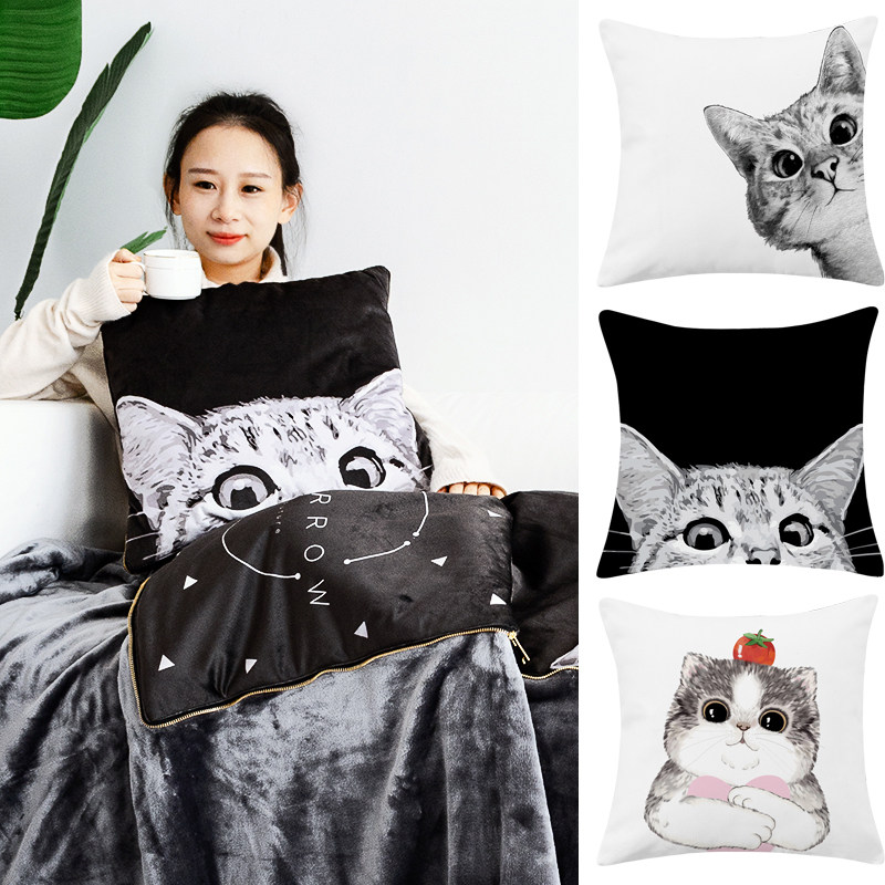 卡通in抱枕被毯子两用办公室汽车沙发靠枕靠垫空调被加厚多功能,居家布艺,抱枕被,淘宝优惠券,粉丝福利购,淘宝优惠卷
