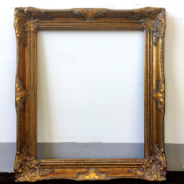 欧式实木角花框定制油画金色做旧画框相框宽度9.5cm厚度5.5cm,家居饰品,相框/画框,淘宝优惠券,粉丝福利购,淘宝优惠卷
