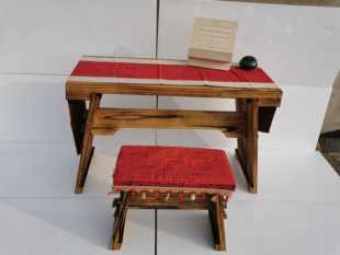 拆卸国学桌 仲尼式 冲量款 纯泡桐实木共鸣箱古琴桌凳仿古实木伏羲式