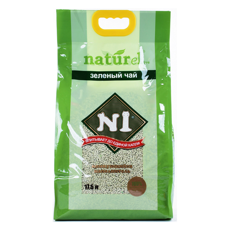 澳大利亚N1天然绿茶味植物配方绿茶水蜜桃豆腐猫砂猫沙清香17.5升