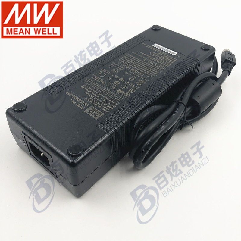 明纬企业级电源适配器 GST220A36-R7B 220W 36V6.1A 三插