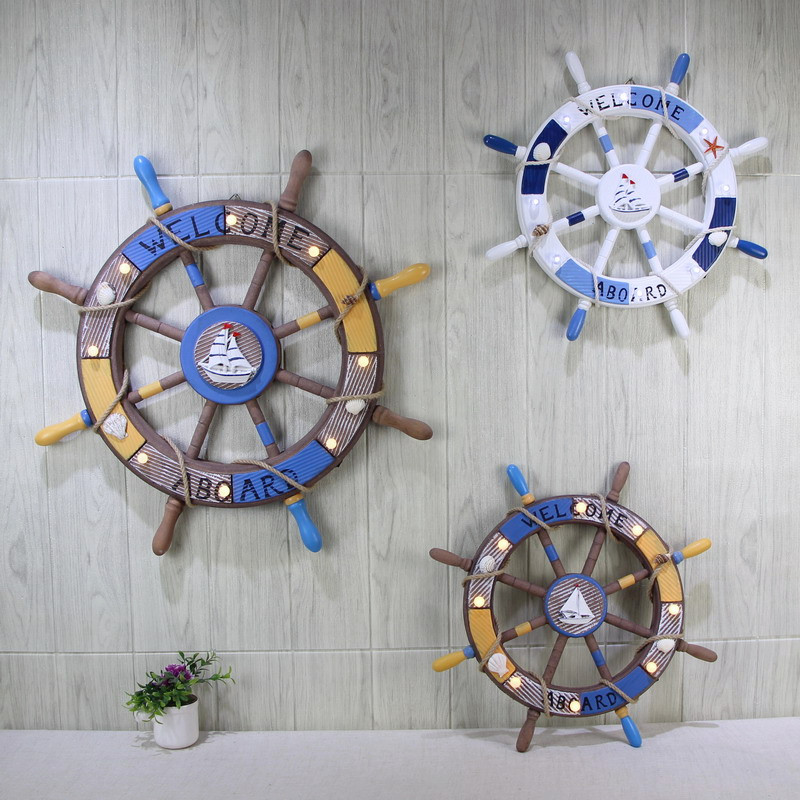 地中海船舵挂件装饰舵手船锚挂饰海洋风格墙饰壁挂客厅背景墙饰品,家居饰品,壁饰,淘宝优惠券,粉丝福利购,淘宝优惠卷