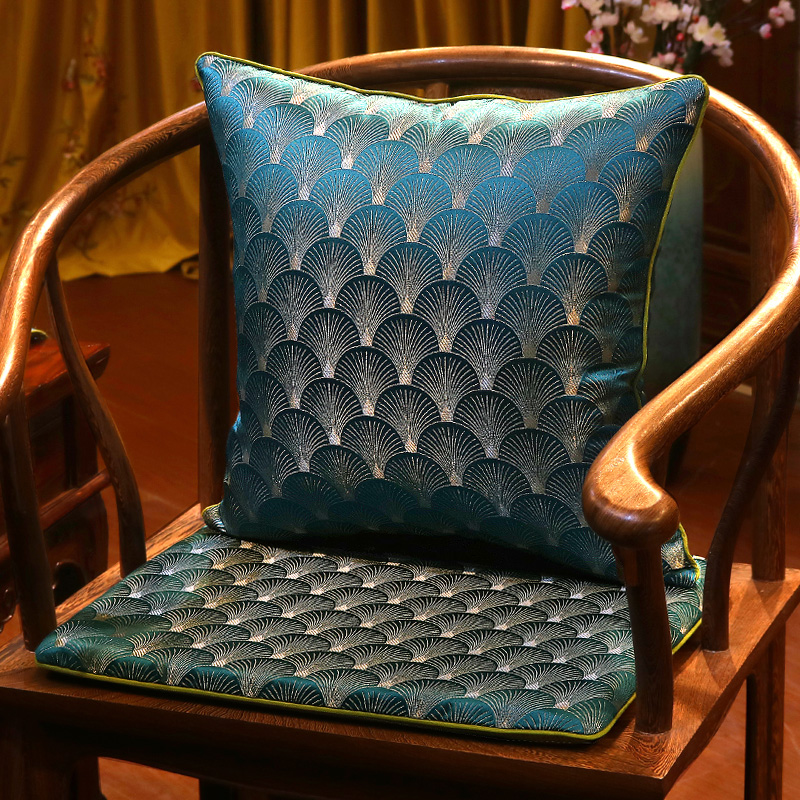 中式椅垫红木沙发坐垫餐椅垫皇宫椅太师椅实木圈椅定制防滑海绵垫