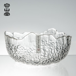 容山堂玻璃茶洗大号水洗杯洗笔洗茶水桶水K盂茶渣桶茶道零配件茶