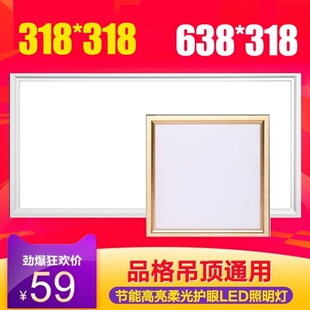 法师龙狮龙集成吊顶灯暖黄光厨卫*自然光暖白美尔雅