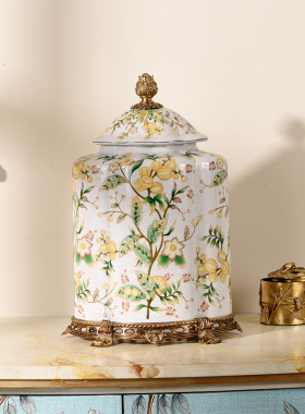 商场家居饰品工艺品桌面摆件 欧式装饰品客厅办公室陶瓷纯铜摆设