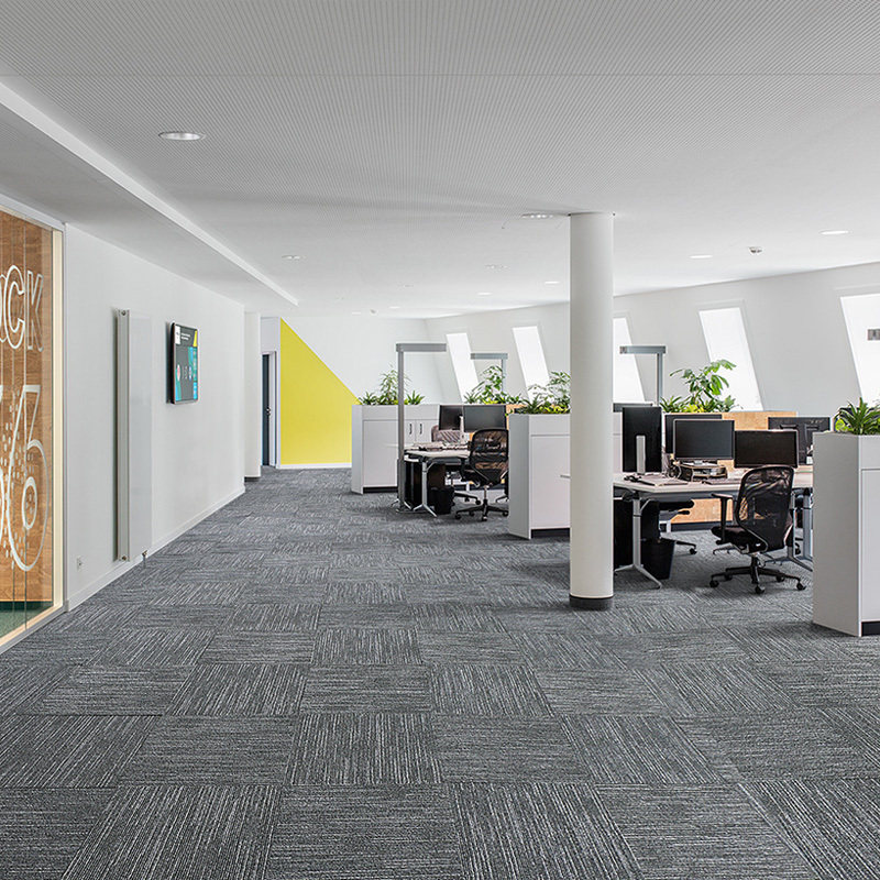商用写字楼公司办公室地毯50xx50拼接方块高档大面积满铺卧室房间