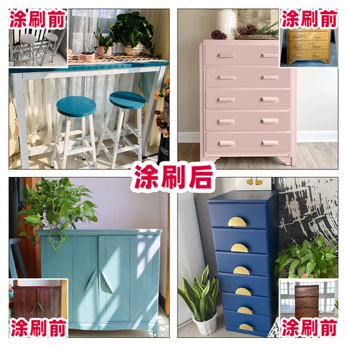 三清漆水性木器漆实木旧家具改色木质刷门漆翻新木头家用油漆自刷