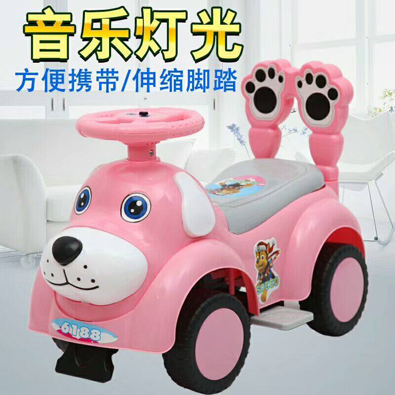 儿童扭扭车1-3岁溜溜车宝宝小车子妞妞车四轮滑行轻W便玩具车可坐