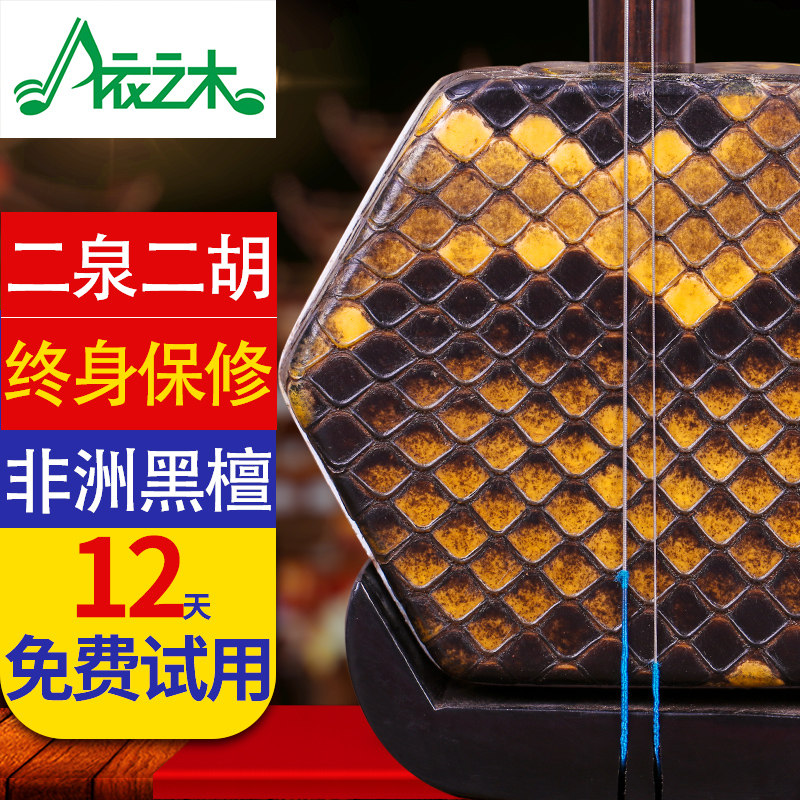 二胡/黑檀专业二泉二胡D/苏州黑檀专业二泉二胡