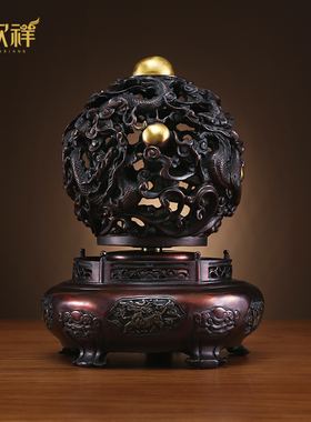 铜欣祥全铜九转乾坤鼎家居装饰品摆设客厅L玄关办公室开业礼品摆