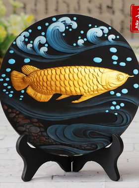 家装饰品客厅书房间隔断柜台书桌面摆件中式新房乔迁新居开业礼品