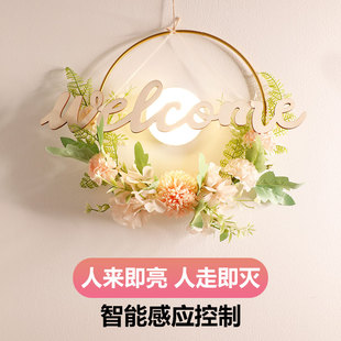 无线充电人体感应小夜灯卧室睡眠护眼智能墙面床头装饰壁灯免安装