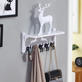 玄关挂钩创意钥匙挂衣钩墙壁挂衣架壁挂墙上装 饰门口衣帽架免打孔