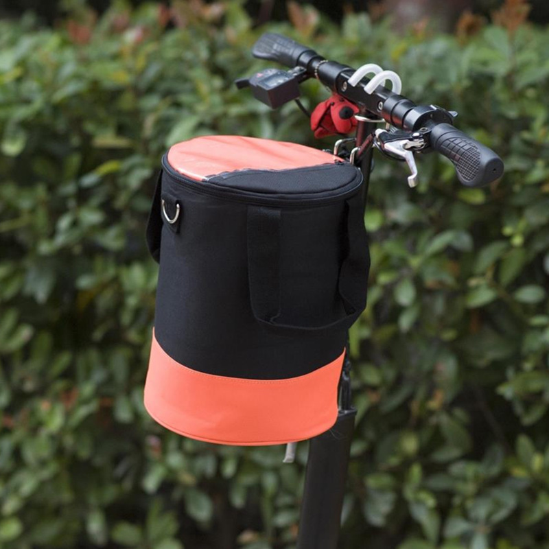 超超加厚红鳟J真品3层防雨1包4用多功能电动折叠车筐包配不锈钢架