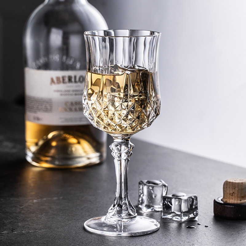 法国CDA进口水晶玻璃红酒杯白葡萄酒杯香槟杯刻花 高脚杯 甜酒杯
