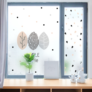 卧室玻璃纸窗户贴纸防走光防窥卫生间浴室磨砂贴膜窗纸透光不透明