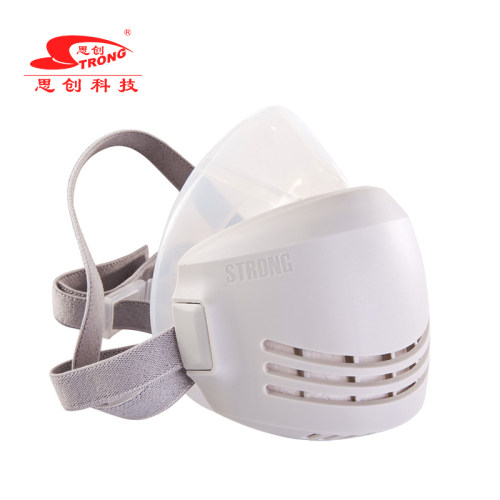 思创ST-AG矽胶防尘口罩防工业粉尘打磨木工灰粉尘透气可清洗面具