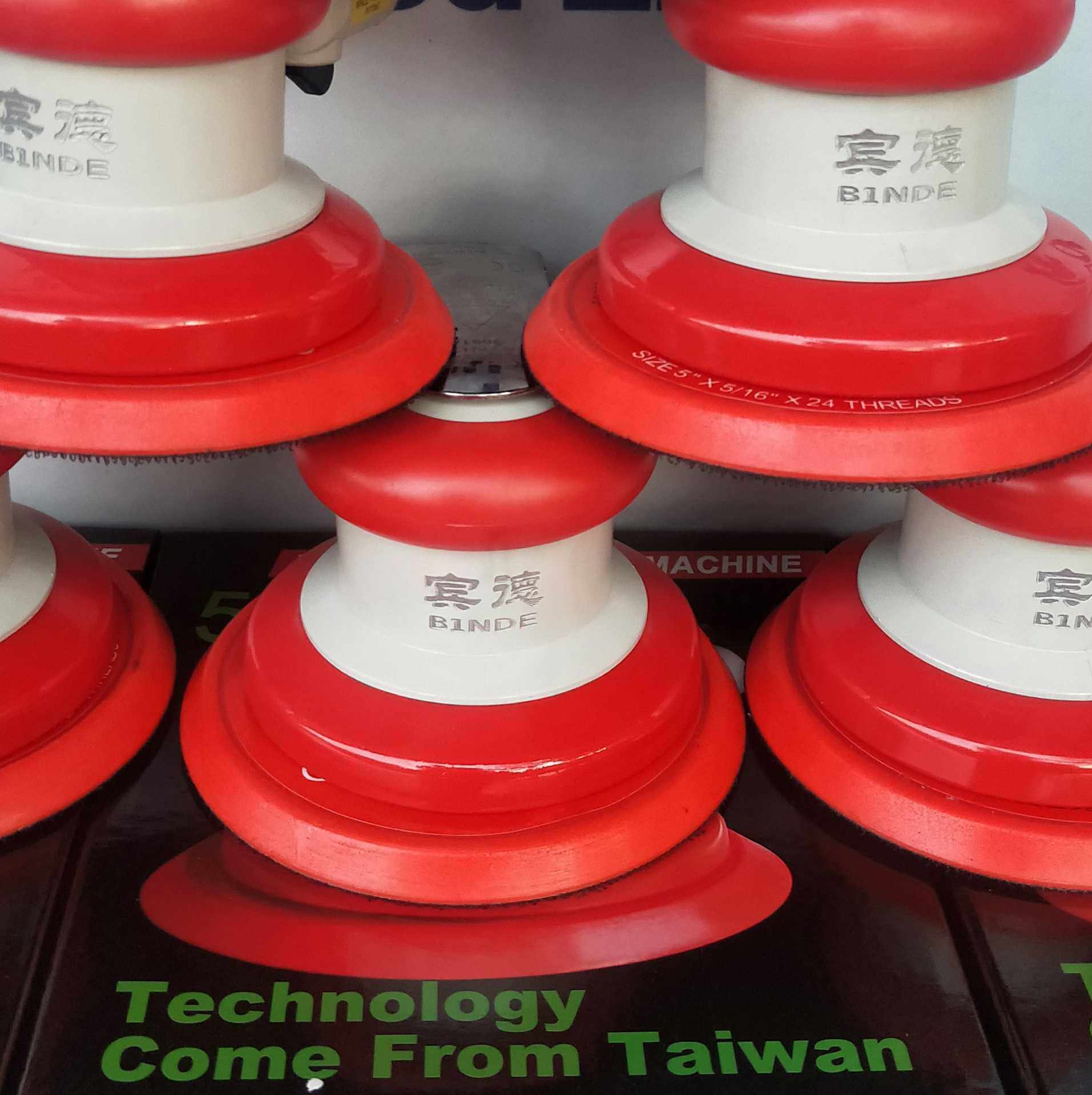 宾德5寸气动砂纸打磨抛光干磨机高转速机械木制铁件工艺家具气磨