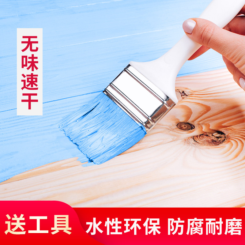 水性木器漆家具翻新漆门改色油漆自刷涂料环保味白漆木头漆