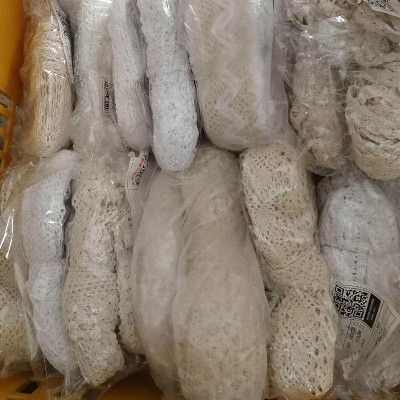 棉质蕾丝边布艺diy棉线辅料处理全涤棉织带条码库存称斤甩卖