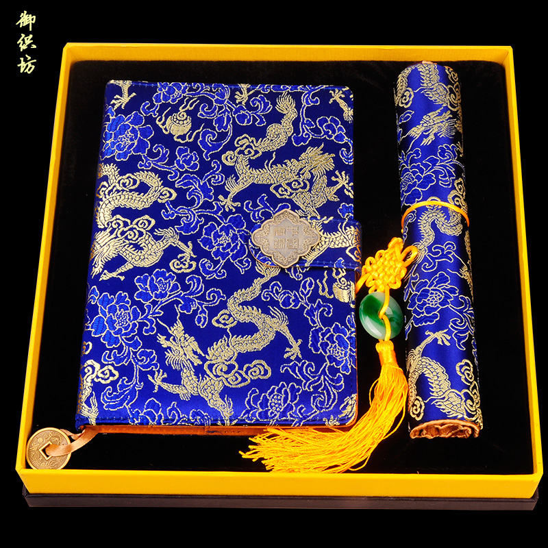 云锦笔记本鼠标垫  中国风南京特色 出国小礼品手工艺品送老外