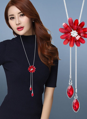 毛衣链长款2020年新款百搭简约秋冬高档女时尚配饰挂件装饰品项链