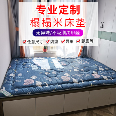 冬季床垫软垫家用透气榻榻米床垫定制任意尺寸可折叠褥垫子海绵垫