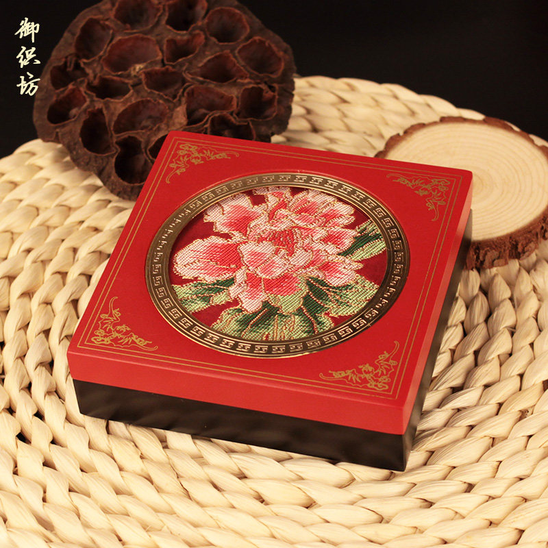 云锦名片盒 南京云锦 出国礼品 商务礼品 创意 实用云锦特产
