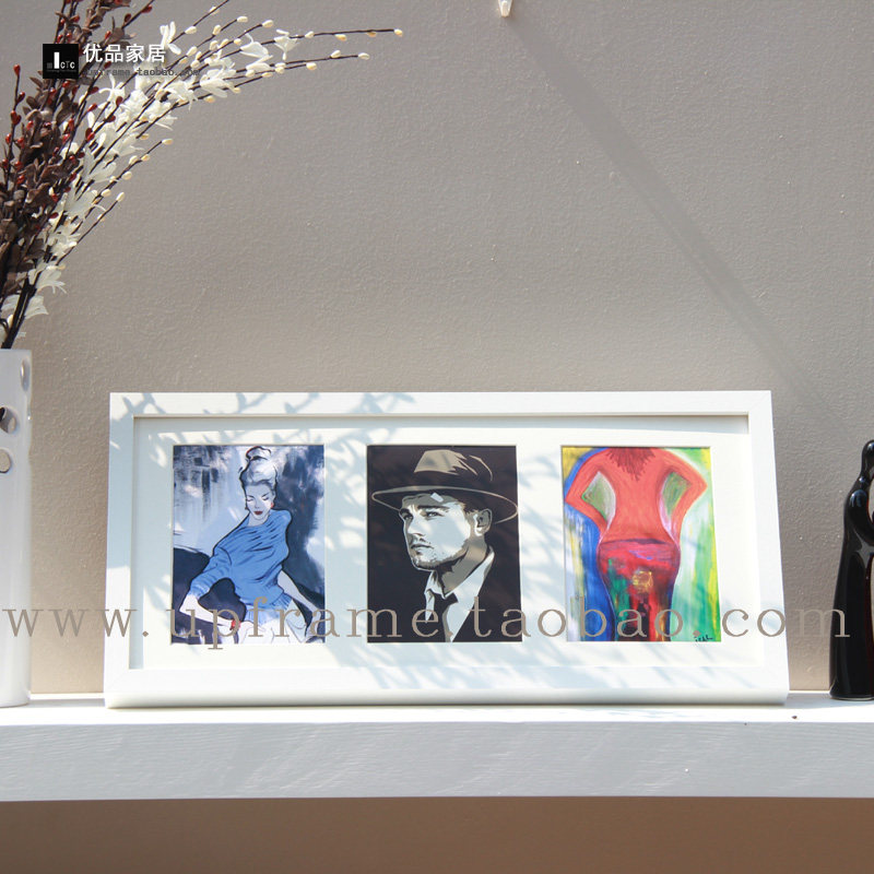 创意照片相框摆台9宫格儿童婚纱画框挂墙定制相片架