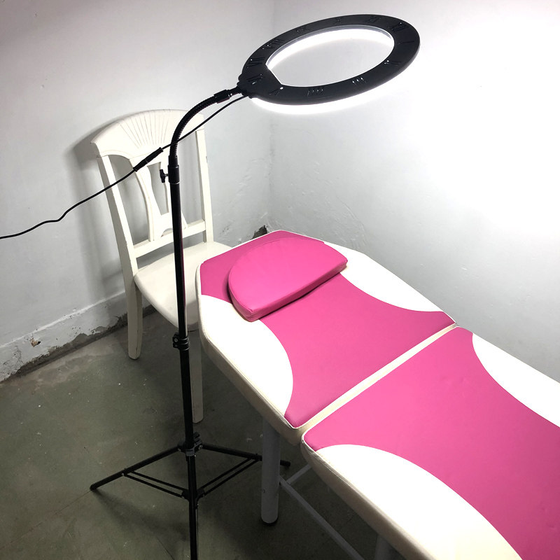 灯美甲种睫毛LED冷光院便携折叠式纹绣专用灯落地灯客厅