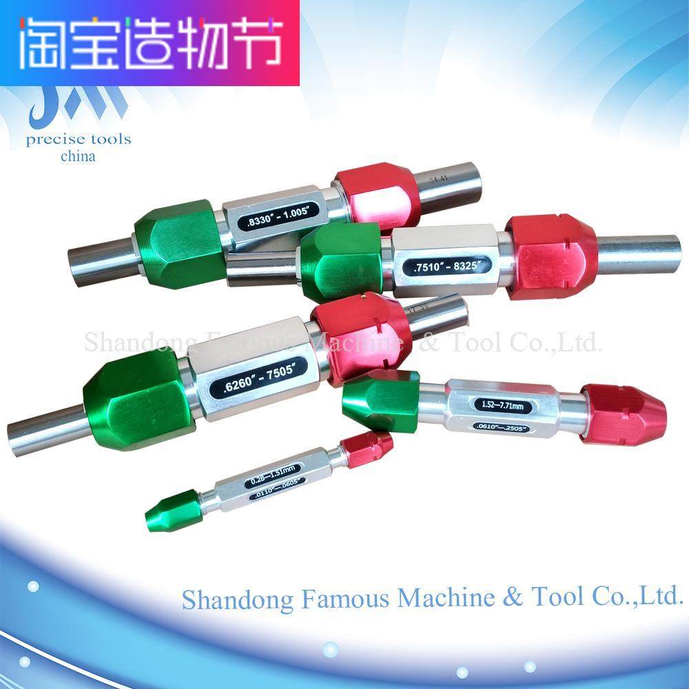 针规通止规套装手柄夹持器塞规铝合金pin规三色彩色夹柄活动手柄