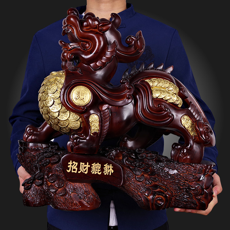 招财貔貅摆件大号一对老板办公室桌摆设店铺开张开业乔迁礼品送礼