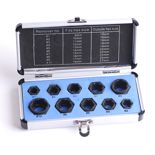 外六角螺母取出器套筒螺丝螺栓取出器套头螺母破损螺帽取出器工具