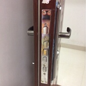 防盗门整套锁具套装 加厚锁心锁体全套通用型家用大门锁双快三件套