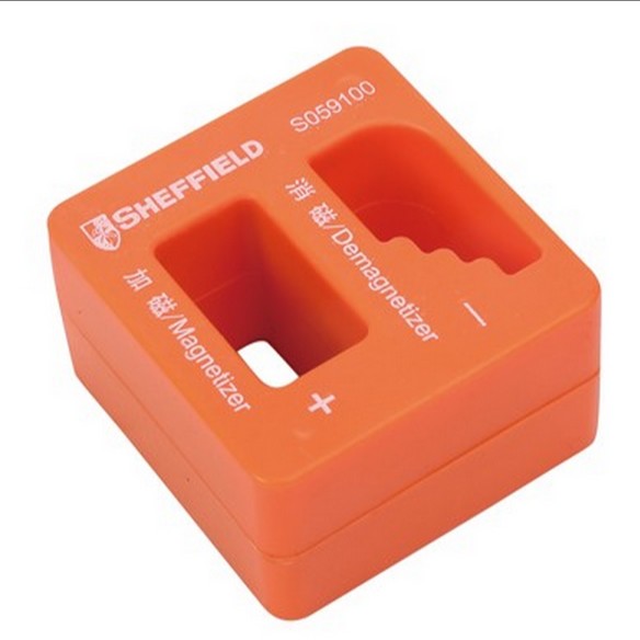 钢盾S059100批头加磁器螺丝刀充磁器起子批头退磁器强力消磁器