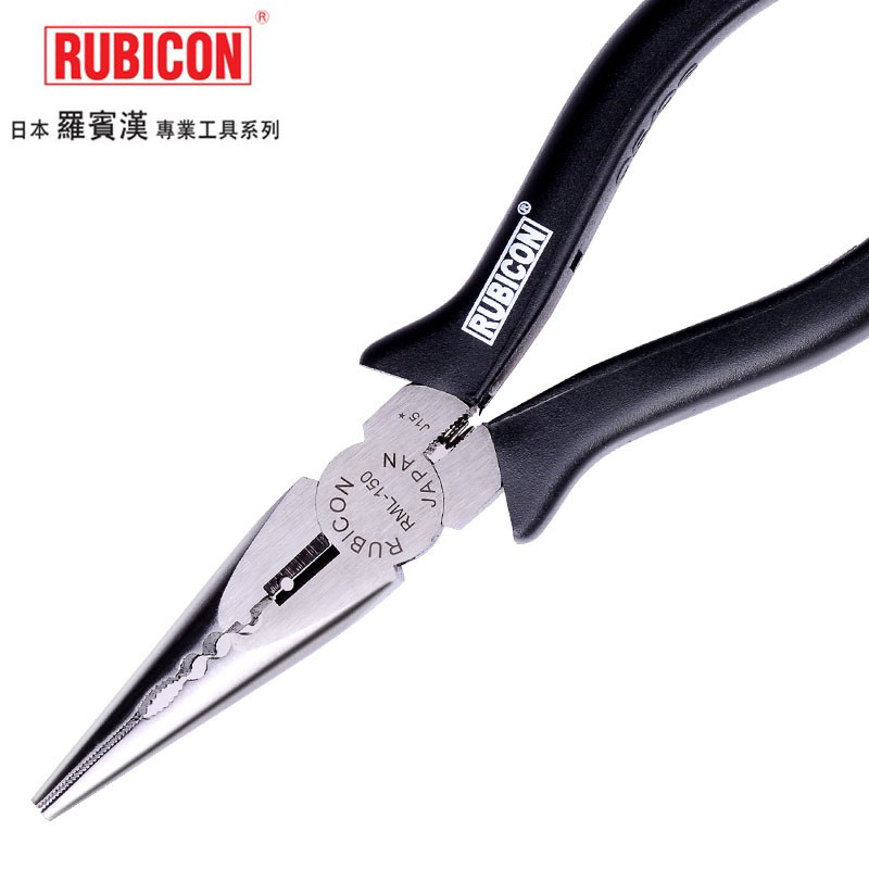 日本罗宾汉6寸多用途尖嘴钳进口尖嘴钳压线 剥线 剪切钳子RML-150