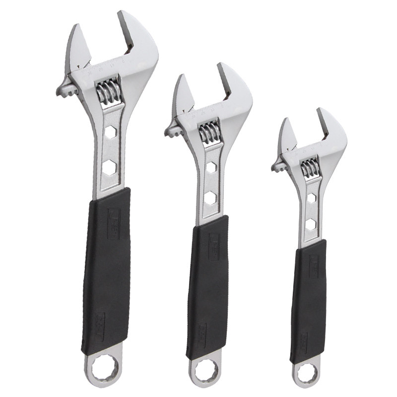 捷科活动扳手软柄快速省力多功能口扳手工具多尺寸选