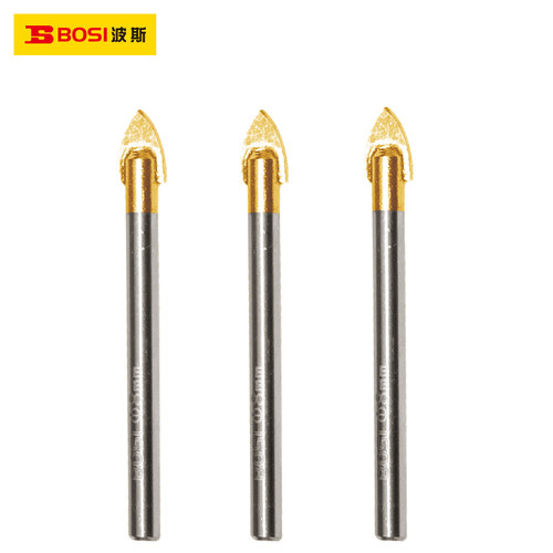 波斯合金三角钻头6MM/8MM玻璃陶瓷大理石多功能打孔开孔三角钻头