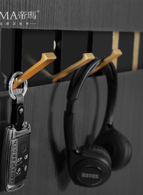 进门挂衣钩壁挂式墙壁免打孔创意折叠入户门玄关墙上排钩衣帽挂钩