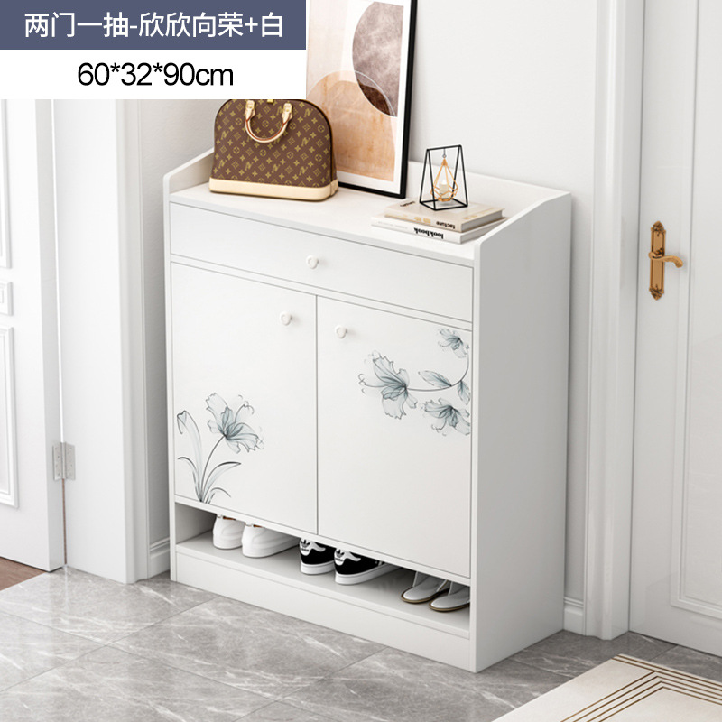 家用进门口玄关大容量鞋柜简易多层F经济型鞋架多功能储物收纳柜