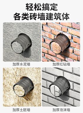 打空神器电锤打眼钻孔打孔穿墙钻头开空器水泥墙体开孔器打洞转头