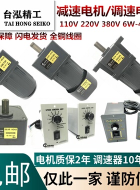 台泓精工6W15W25W40W60W90W120W180W250W400WRGN交流调速减速电机
