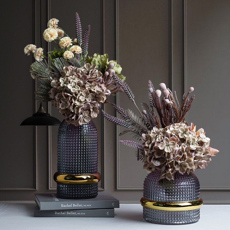 轻奢客厅花艺摆件玄关电视酒柜酒店E餐桌家居新年软装乔迁新居摆