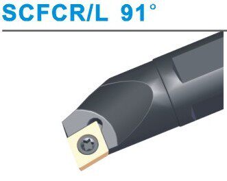 91度数控内孔车刀杆S型S08K/S10K/S12M/S16Q/S20R/S25S-SCFCR/L