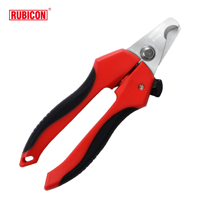 罗宾汉RUBICON轻型电缆剪 多股软铜线剪刀 不锈钢电工剪RCA-6