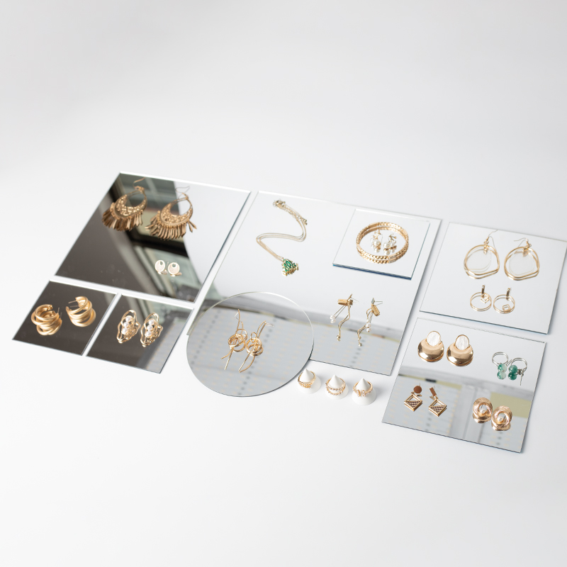 饰季陈列 简约镜面组合首饰展示架组合创K意拍摄道具店铺饰品陈列