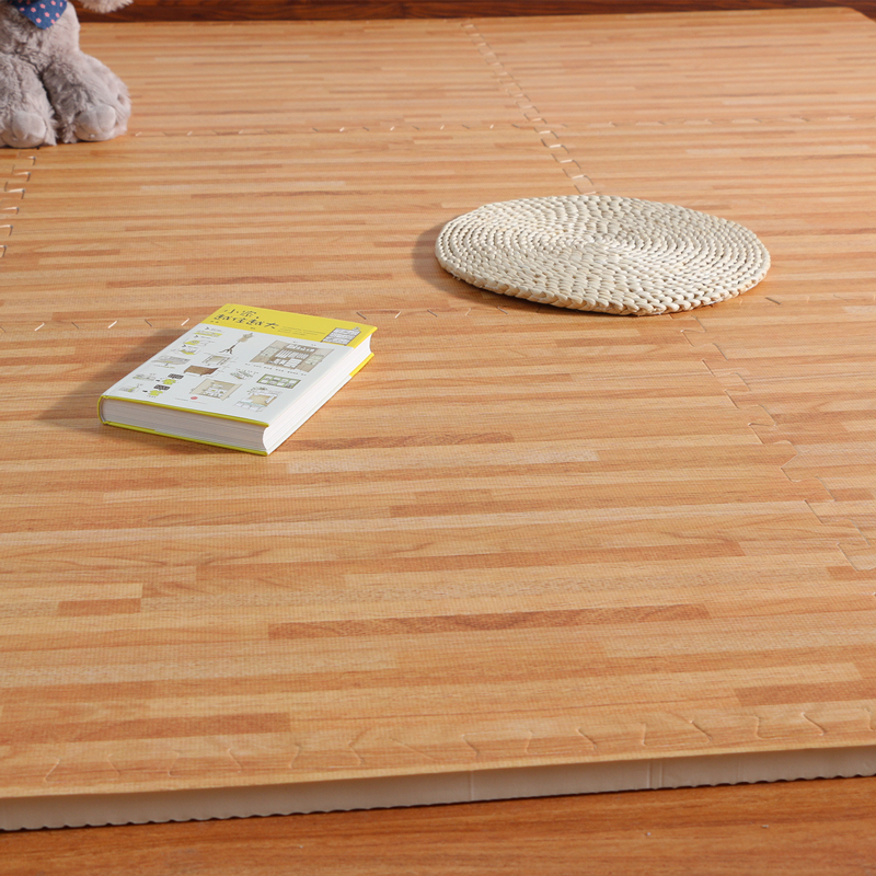 大号加厚木纹拼接泡沫地垫60x60卧室家用地板垫隔音防潮垫子地垫