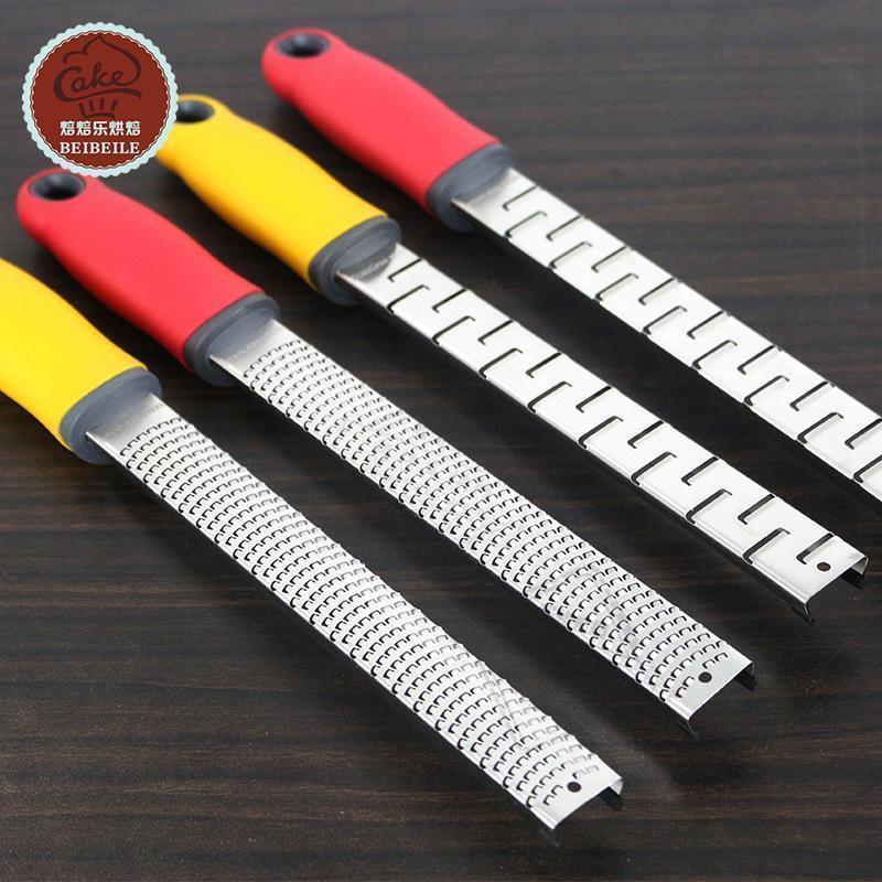 不锈钢柠檬刨丝刀 芝士奶酪擦丝器巧克力刨屑刀单把